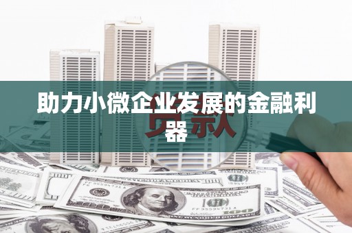 大理助力小微企业发展的金融利器