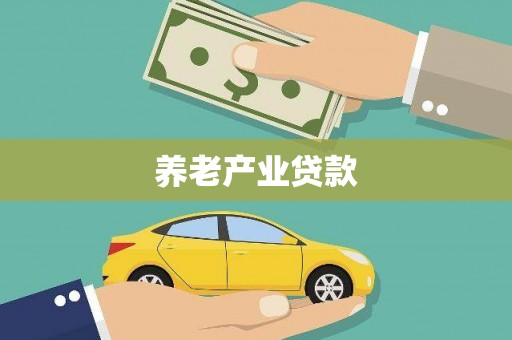 大理养老产业贷款