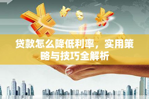 大理贷款怎么降低利率，实用策略与技巧全解析