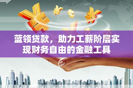 大理蓝领贷款，助力工薪阶层实现财务自由的金融工具